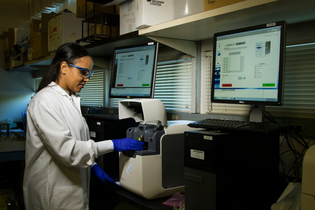Scientist testing DNA to reveal best diet for your genetics